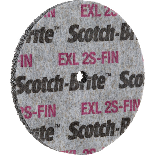 Scotch-Brite EXL Unitized Wheel, 3" x 1/2", 1/4" Arbor Par Equipment