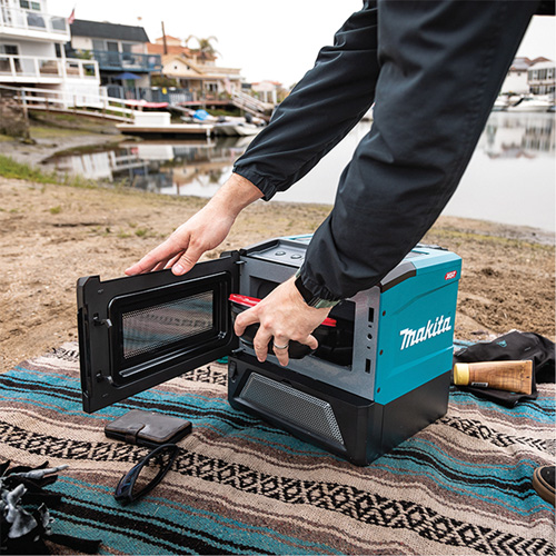 Four &agrave; micro-ondes sans fil 40 V Max XGT (outil seulement), 350 W/500 W, Noir/bleu Par Equipment