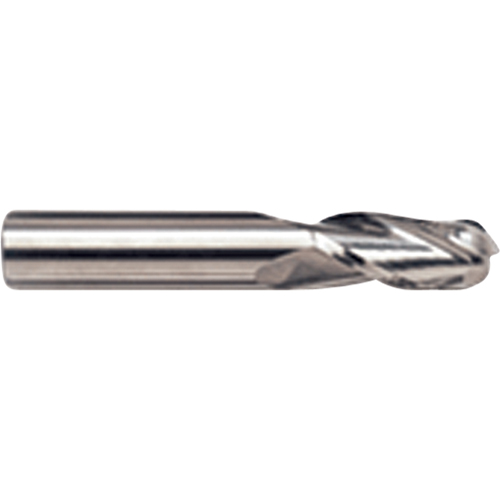 Ball Nose End Mill, 1/8" Dia., 4 Flutes, Carbide Par Equipment