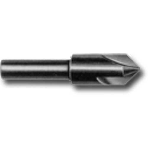 Fraise conique, 1", Acier rapide, Angle de 82°, 3 cannelures Par Equipment