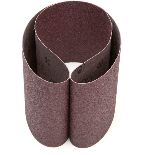 Courroie abrasive en toile 341D, 6" la x 48" lo, Oxyde d'aluminium, Grain 40 Par Equipment