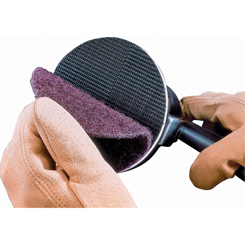 Disque de conditionnement de surface Scotch-Brite, 4" dia., Oxyde d'aluminium Par Equipment