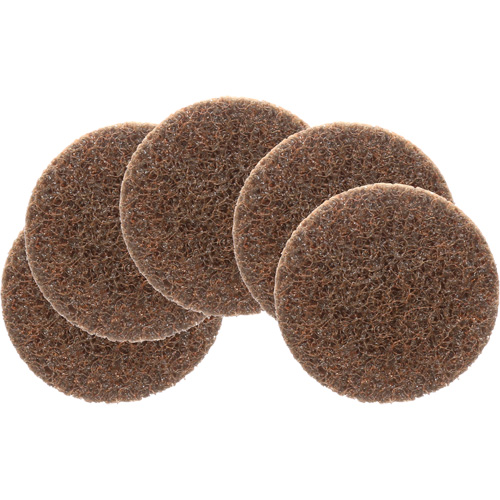 Disque de conditionnement de surface Roloc Scotch-Brite, 2" dia., Grain Cors&eacute;, Oxyde d'aluminium Par Equipment