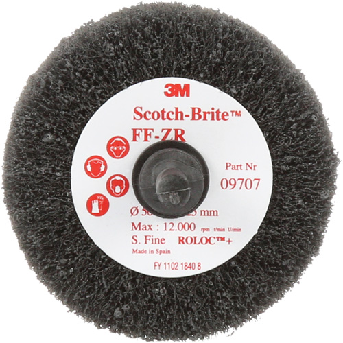 Scotch-Brite Cut & Polish Flap Brush, Aluminum Oxide, Fine Grit, 2" x 1" x 1/4" Par Equipment