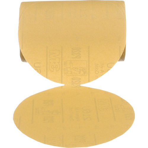 Disque dor&eacute; en rouleau Stikit, 6" dia., Grain P320, Oxyde d'aluminium Par Equipment