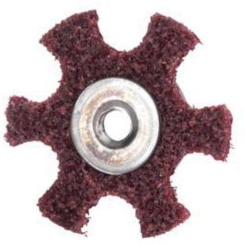 Abrasotex Surface Preparation Star, 4" Dia., Medium Grit, Aluminum Oxide Par Equipment