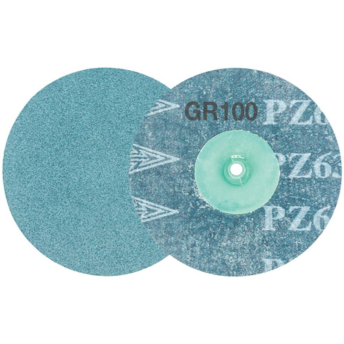 Disque de ponçage TWIST TOPCUT, 3" dia., Grain 100, Zirconium Par Equipment