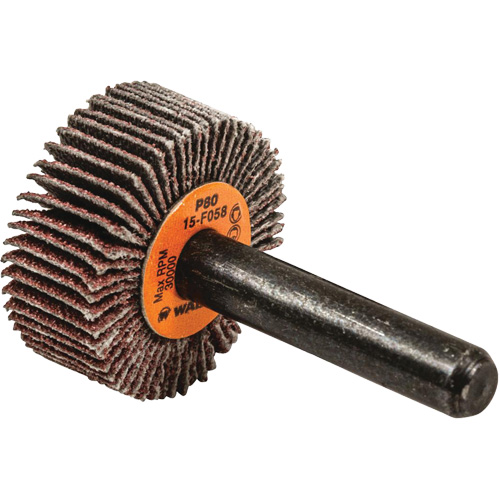 Flap Wheels-Coolcut Flap Wheels, Aluminum Oxide, 80 Grit, 1" x 3/8" x 1/4" Par Equipment