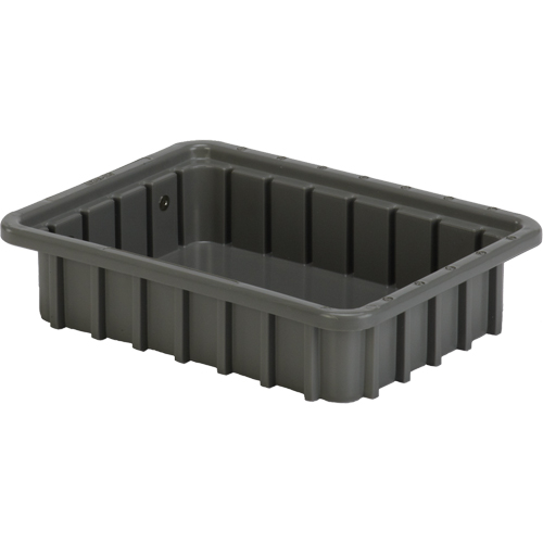 Contenants Divider Box, Poly&eacute;thyl&egrave;ne, 10,8" la x 8,3" p x 2,5" h, Gris Par Equipment