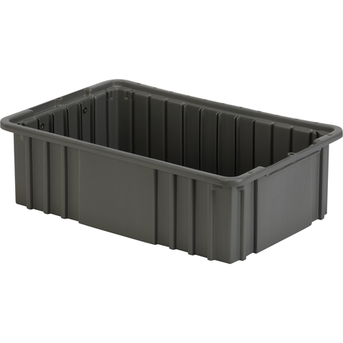 Divider Box, Polyethylene, 16.5" W x 10.9" D x 5" H, Grey Par Equipment