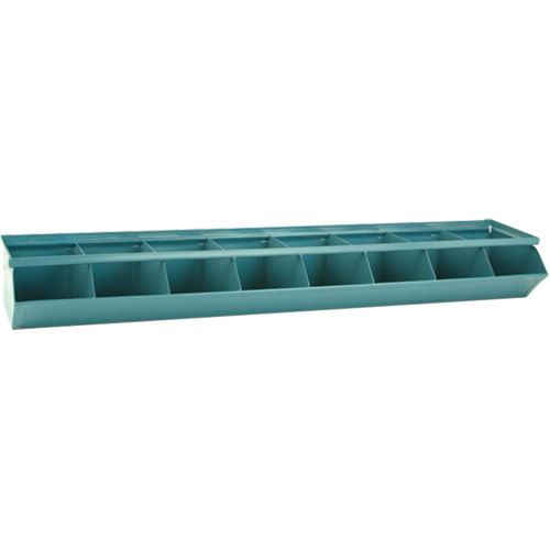 Sectional Bin Units, 100 lbs. Cap., 37" W x 8" D x 4-1/2" H, Blue Par Equipment