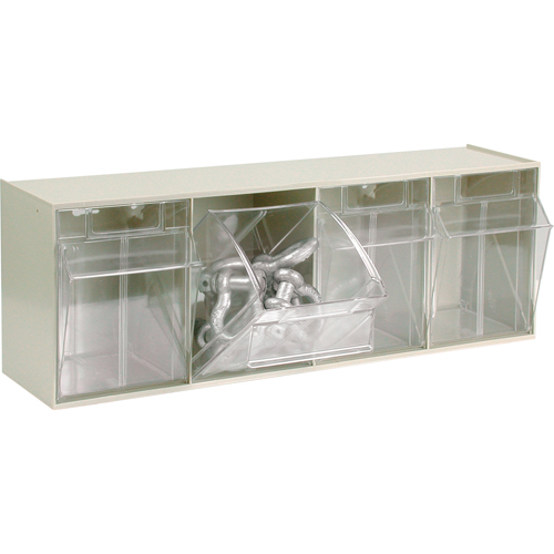 Syst&egrave;me de casiers modulaires Tip-Out, 23-5/8" la x 6-5/8" p x 8-1/8" h, 4 tiroirs Par Equipment