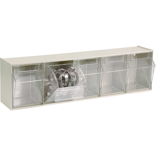 Tip-Out Bins Modular Storage System, 23-5/8" W x 5-1/4" D x 6-1/2" H, 5 Drawers Par Equipment