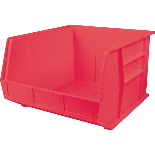 Bacs ultra empilable & suspendable, 16-1/2" la, 11" h x 18" p, Rouge Par Equipment