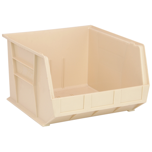 Bacs ultra empilable & suspendable, 16-1/2" la, 11" h x 18" p, Ivoire Par Equipment