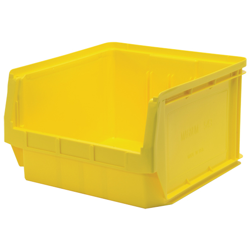 Contenants g&eacute;ants empilables, 18,375" la x 19,75" p x 11,875" h, Jaune Par Equipment