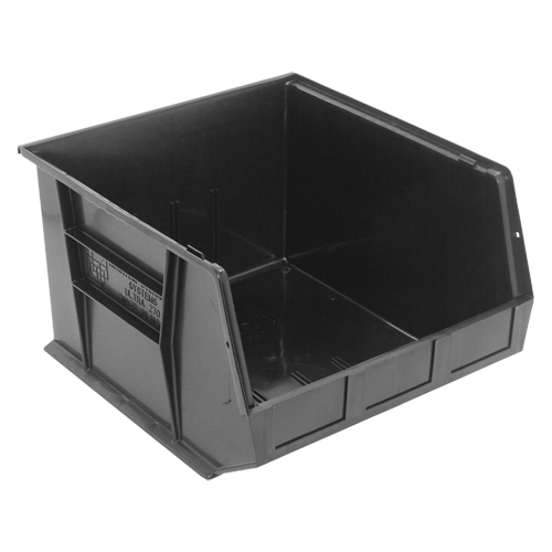 Ultra Stack & Hang Bin, 16-1/2" W x 11" H x 18" D, Black Par Equipment