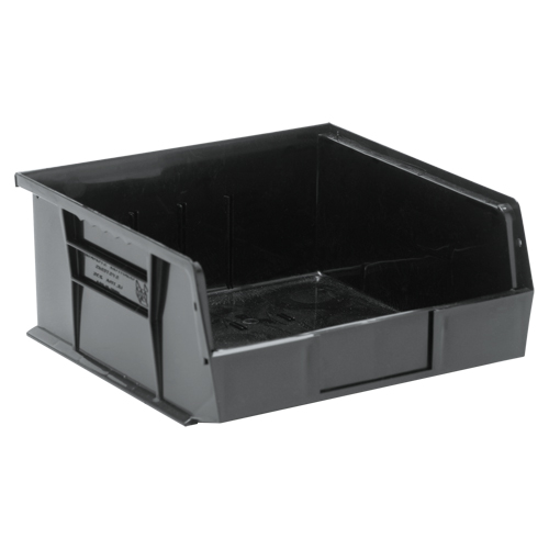 Bacs ultra empilable & suspendable, 11" la, 5" h x 10-7/8" p, Noir Par Equipment