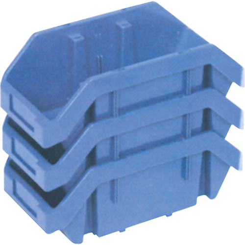 Boîtes &agrave; ramassage rapide "Quick Pick", 5" x 6,625" x 9,5", Bleu Par Equipment
