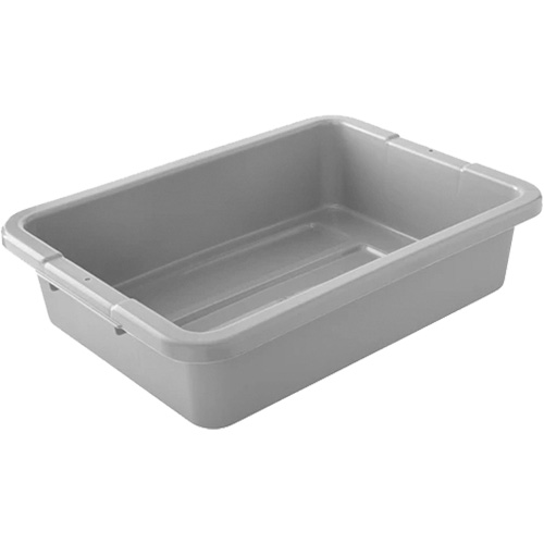 Bus/Utility Boxes - Grey, 5" H x 15" D x 20" L, Plastic, Grey Par Equipment