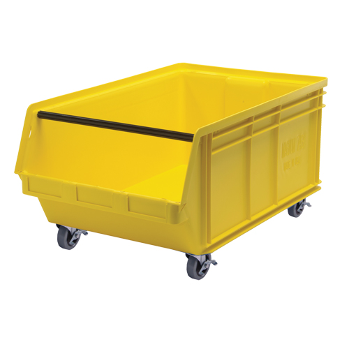 Bac mobile MAGNUM, 14-7/8" ha x 18-3/8" la x 29" p, Capacit&eacute; de 150 lb, Jaune Par Equipment