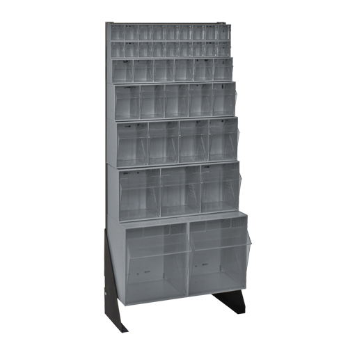 Support pour bacs basculants, 23-5/8" la x 8" p x 52" h, 38 tiroirs Par Equipment