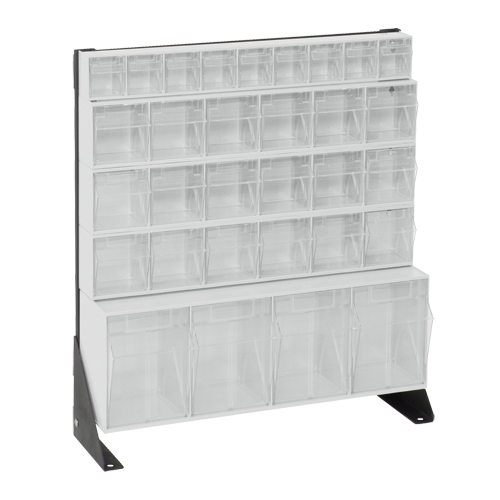 Tip-Out Bins Stand, 23-5/8" W x 8" D x 28" H, 31 Drawers Par Equipment