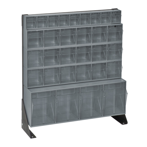 Support pour bacs basculants, 23-5/8" la x 8" p x 28" h, 31 tiroirs Par Equipment