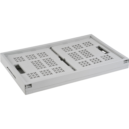 Collapsible Container, 21" L x 14" W x 10.5" H, Grey Par Equipment