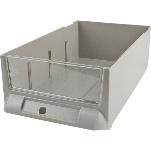 Tiroir de rechange pour armoires de pi&egrave;ces KPC-200, Plastique, 5-3/8" la x 9-13/16" p, 3-3/10" h, Gris Par Equipment