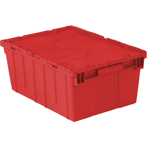 Flipak&reg; Polyethylene Plastic (PE) Distribution Containers, 21.9" x 15.2" x 9.3", Red Par Equipment