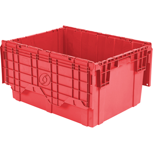 Flipak Polyethylene Plastic (PE) Distribution Containers, 27.9" x 20.9" x 15.2", Red Par Equipment
