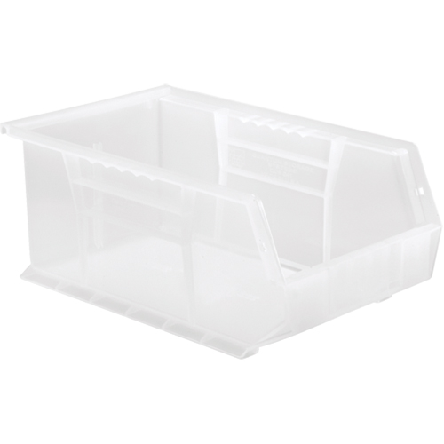 Bac transparent ultra empilable & suspendable, 8-1/4" la, 6" h x 13-5/8" p, Transparent Par Equipment