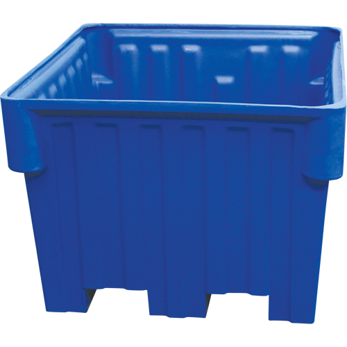 Bacs emboîtables pour chariot &eacute;l&eacute;vateur, 42" la x 48" p x 30" h, Bleu Par Equipment