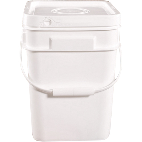 Seau carr&eacute;, Plastique, 4 gal. Par Equipment