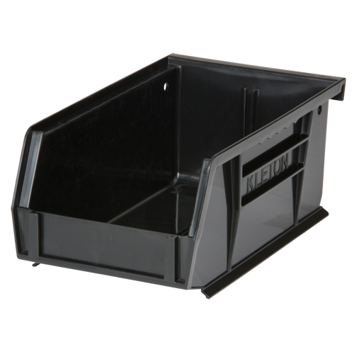 Stack & Hang Bin, 4-1/8" W x 3" H x 7-3/8" D, Black Par Equipment