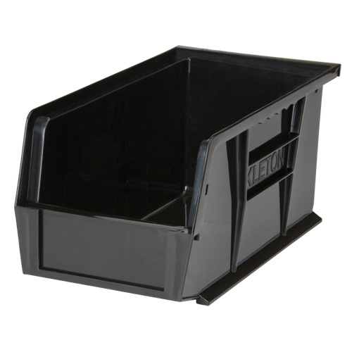 Bac empilable & &agrave; suspendre, 5-1/2" la, 5" h x 10-7/8" p, Noir Par Equipment