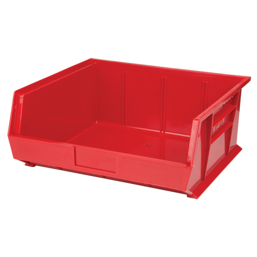 Bac empilable & &agrave; suspendre, 16-1/2" la, 7" h x 14-3/4" p, Rouge Par Equipment