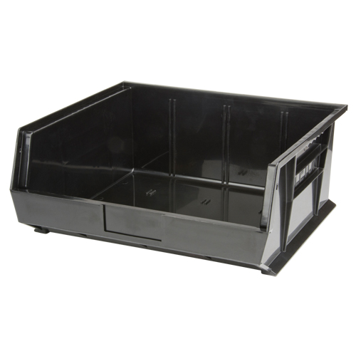 Bac empilable & &agrave; suspendre, 16-1/2" la, 7" h x 14-3/4" p, Noir Par Equipment