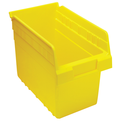 Bacs pour &eacute;tag&egrave;re Store-Max, 6-5/8" la x 8" H x 11-5/8" p, Jaune, Capacit&eacute; 44 lb Par Equipment