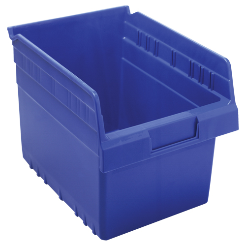 Bacs pour &eacute;tag&egrave;re Store-Max, 8-3/8" la x 8" H x 11-5/8" p, Bleu, Capacit&eacute; 44 lb Par Equipment