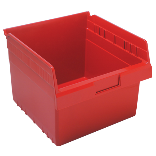 Bacs pour &eacute;tag&egrave;re Store-Max, 11-1/8" la x 8" H x 11-5/8" p, Rouge, Capacit&eacute; 44 lb Par Equipment