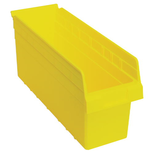 Bacs pour &eacute;tag&egrave;re Store-Max, 6-5/8" la x 8" H x 17-7/8" p, Jaune, Capacit&eacute; 56 lb Par Equipment
