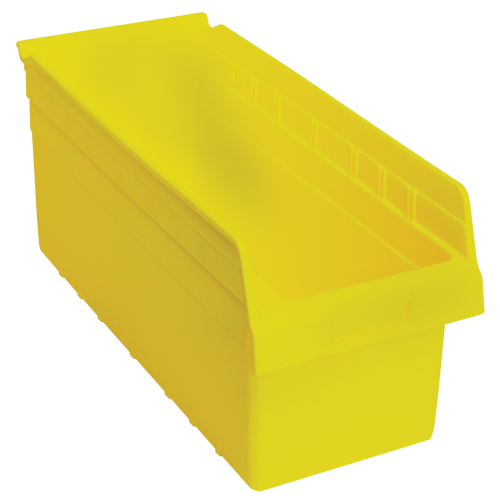 Bacs pour &eacute;tag&egrave;re Store-Max, 8-3/8" la x 8" H x 17-7/8" p, Jaune, Capacit&eacute; 56 lb Par Equipment