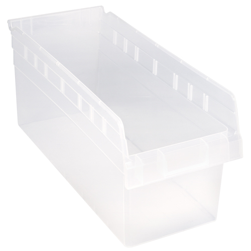 Bacs pour &eacute;tag&egrave;re Store-Max, 8-3/8" la x 8" H x 17-7/8" p, Transparent, Capacit&eacute; 56 lb Par Equipment