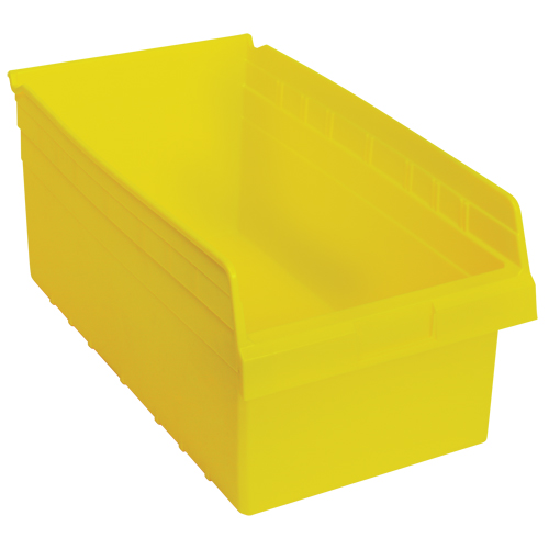 Bacs pour &eacute;tag&egrave;re Store-Max, 11-1/8" la x 8" H x 17-7/8" p, Jaune, Capacit&eacute; 56 lb Par Equipment