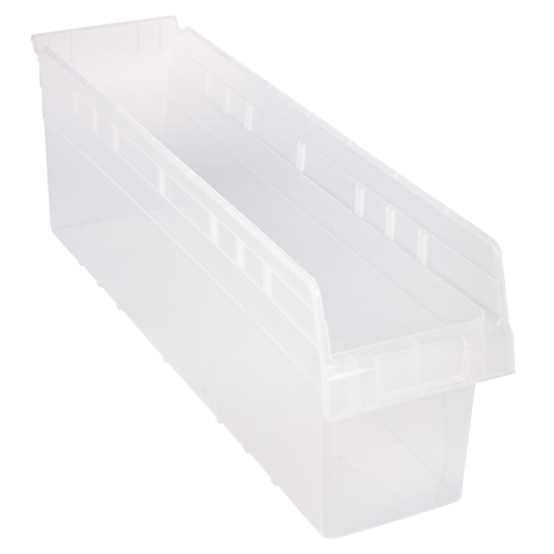 Bacs pour &eacute;tag&egrave;re Store-Max, 6-5/8" la x 8" H x 23-5/8" p, Transparent, Capacit&eacute; 68 lb Par Equipment
