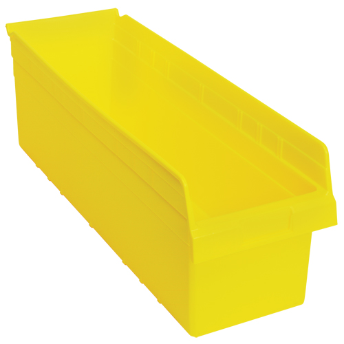 Bacs pour &eacute;tag&egrave;re Store-Max, 8-3/8" la x 8" H x 23-5/8" p, Jaune, Capacit&eacute; 68 lb Par Equipment