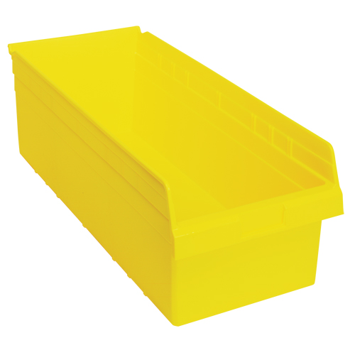 Bacs pour &eacute;tag&egrave;re Store-Max, 11-1/8" la x 8" H x 23-5/8" p, Jaune, Capacit&eacute; 68 lb Par Equipment