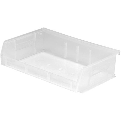 Bacs ultra empilable & suspendable, 7-3/8" la, 3" h x 11" p, Transparent Par Equipment